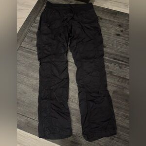 Women’s Northface Black Cinched Joggers